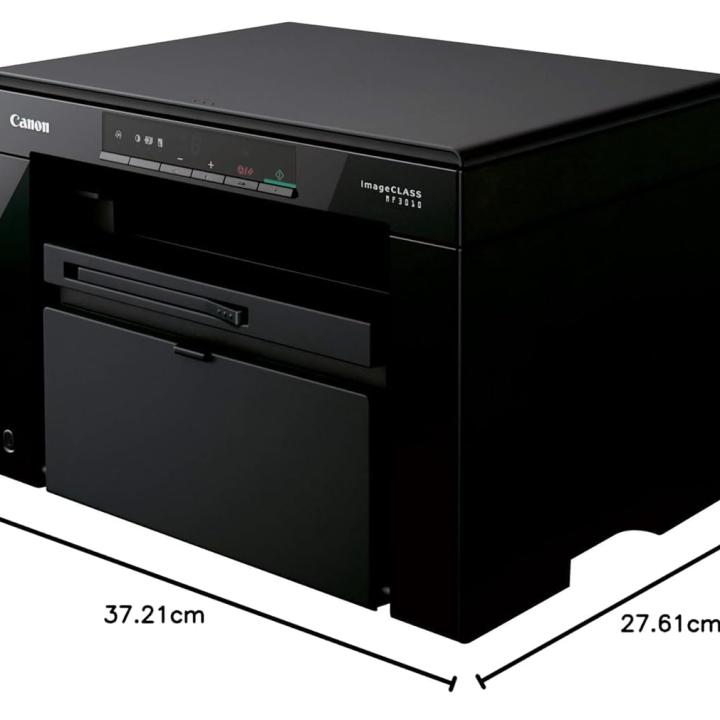 Canon MF3010 Digital Multifunction Laser Printer, Black, Standard